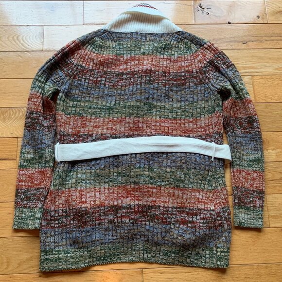 Biba Multicolor Knit Belted Cardigan – Size M - Picture 9 of 9